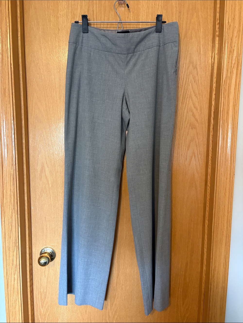The Limited Light Gray Straight-Leg Dress Pants